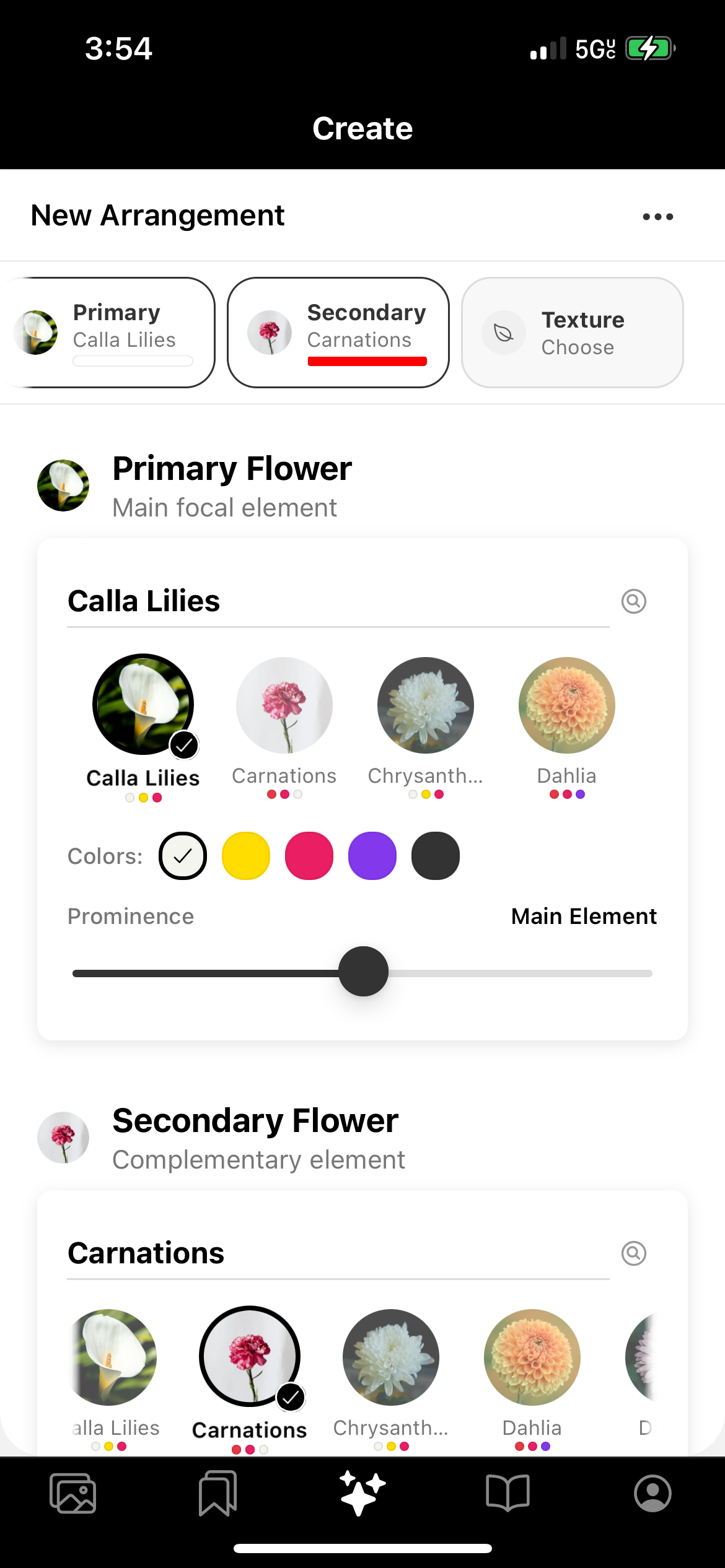 Floral AI Mobile App Interface